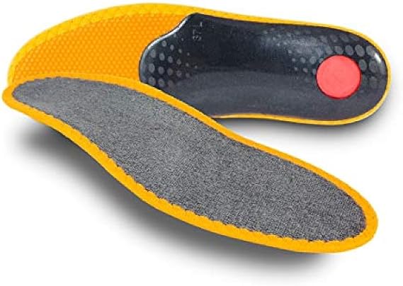 pedag Sneaker Magic Step Athletic Shoe Insoles, Handmade in Germany, Supporting the Ball, Arch and Heel of the Foot, Memory Foam Bed and Terrycloth Top, M12 / EU 45