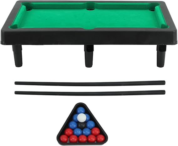 Mini Pool Table, Mini Pool Table Interactive Simulation Miniature Billiard Game Set for Desktop Decoration Ornament