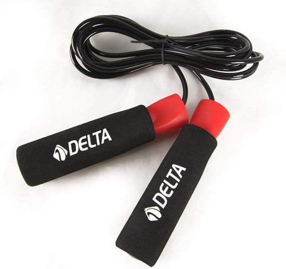 delta spor Deluxe Sünger Tutamaçlı Rulmanlı Ayarlanabilir Atlama İpi