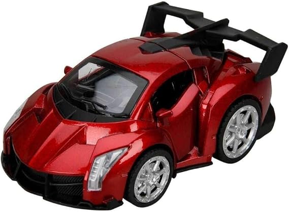 Maxx Wheels Sesli ve Işıklı Model Arabalar 11,5 cm. - Kiremit Rengi