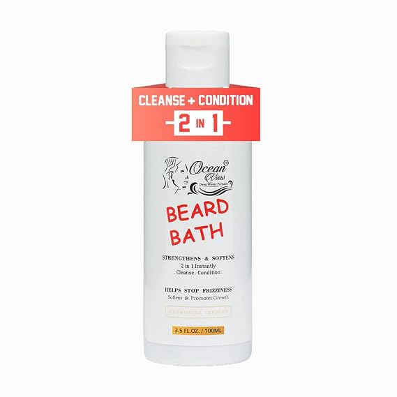 Beard Bath 2-in-1 Beard Wash & Conditioner, 3.5 fl oz