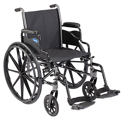 Invacare Tracer SX5 Wheelchair for Adults | Everyday Folding | 16 Inch Seat | Footrests & Desk Arms