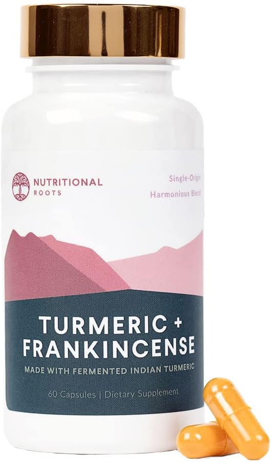 Nutritional Roots - Turmeric Curcumin Boswellia Anti Inflammatory - 60 caps
