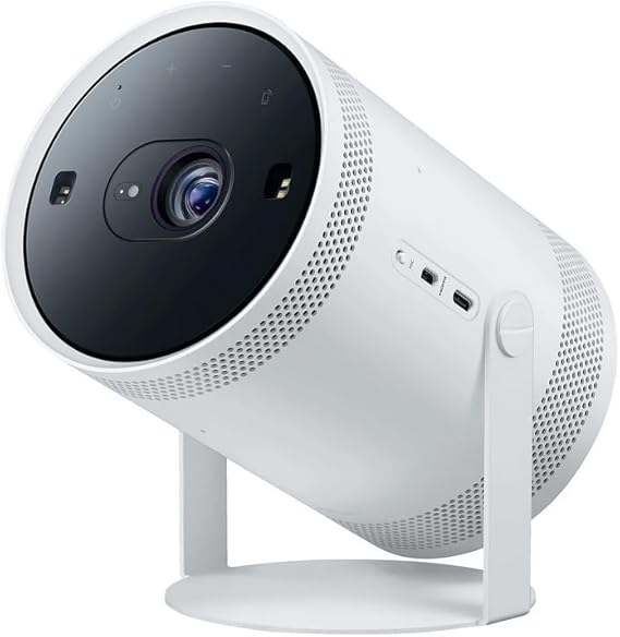 Samsung Freestyle 2. Nesil Projeksiyon Cihazı, Full HD, 360 Derece Ses, 5 Watt Hoparlör, Otomatik Kurulum, 2023 Model Projektör, SP-LFF3CLAX