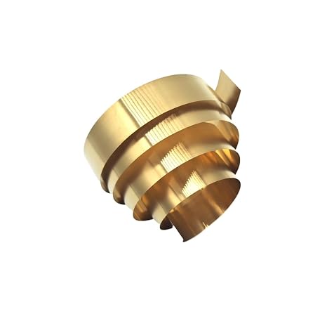 1 Meter Thin Brass Sheet Brass Roll H62 Brass Foil Thickness 0.1mm 0.2mm 0.3mm 0.4mm 0.5mm Flash(0.3mmx40mm)