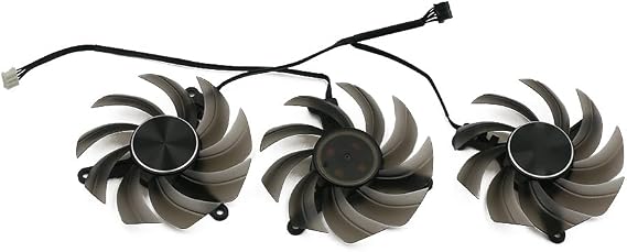 FD8015U12D TH8015S2H-PC001 for Palit for GeForce for RTX 3060 Ti 3070 3070Ti 3080 3080Ti 3090 for Gamingpro OC Graphics Card Cooler Fans Easy to Replace(3 Fan)