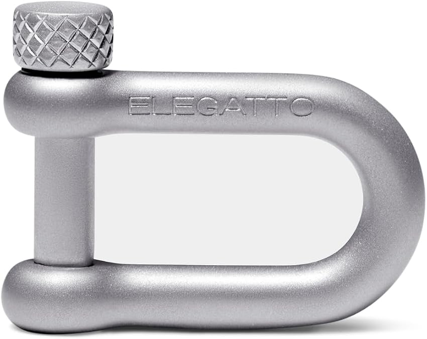 Elegatto Classic Mini Shackle Replacement | Polished & Brushed Stainless Steel Finishes | Compatible Helix & Viva Bracelets