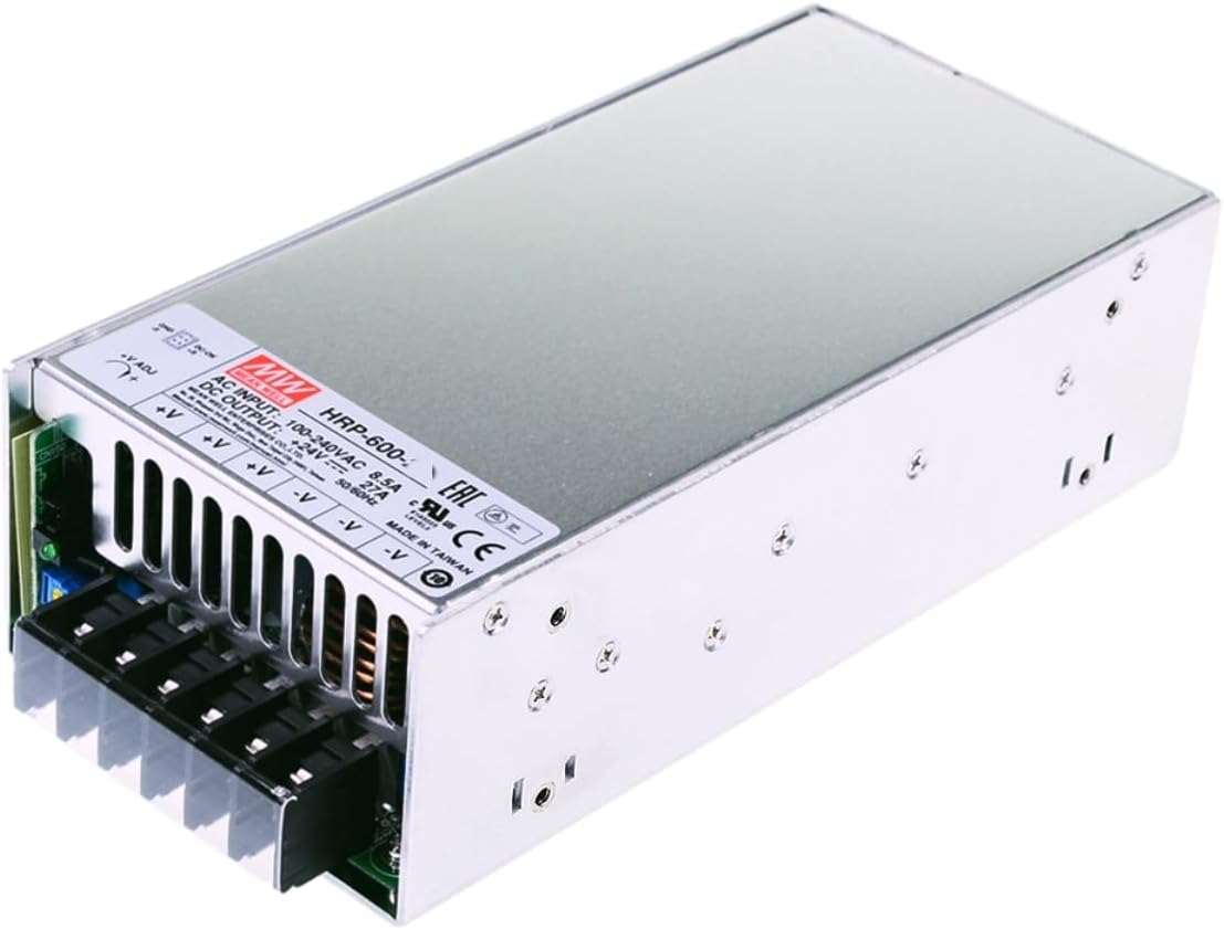 Mean Well HRP 600W 120A Switching Power Supply ACDC Single Output HRP-600-5 Power Supply Driver Transformer for Railway Industrial Communications or Data Systems etc