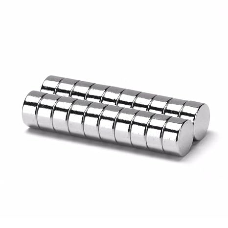 Ø8x4 mm Neodimyum Yuvarlak Silindirik Mıknatıs - (10'lu)