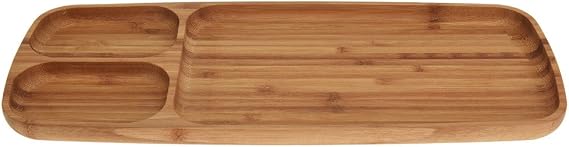 Servis tepsisi bambu, bambu, 39x16 cm