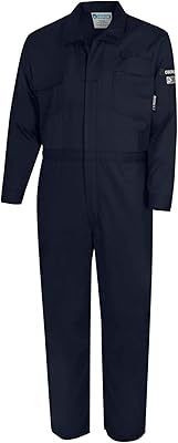 Oberon FR Arc Rated Hi Vis Safety Zip Up Coveralls - Flame Resistant with Reflective Tape - 10 Cal
