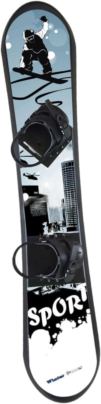 Adjustable Bindings Kids Snowboard 50inch for Skiing Fun