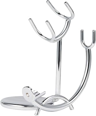 Grandslam Shaving Razor and Brush Stand, Stainless Steel Shaving Razor Holder, Compatible with Long and Short Handle Safety Razor, Straight Razor and Barber Razor