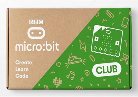 Micro:bit BBC micro:bit v2 club pack (10 units), pocket-sized programmable computer for STEM education with Bluetooth, speaker, microphone, and sensors