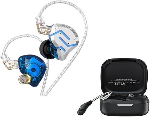 KZ ZS10 Pro in Ear Monitor and KZ AZ09 Bluetooth 5.2 Module IEM Bluetooth Adapter