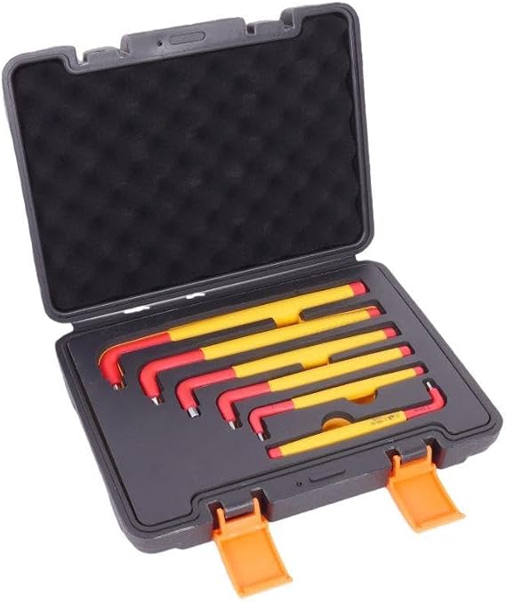 Insulated Hex Key Set 6 Piece Extra Long 1000V VDE Allen Keys Tools