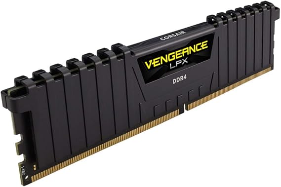 Corsair CMK16GX4M1D3000C16 Vengeance LPX 16 GB (1 x 16 GB) DDR4 Up to 3000MHz C16 XMP 2.0 High Performance Desktop Memory Kit - Black