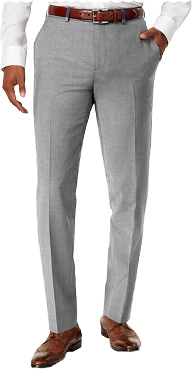 Men's Regular Slim Fit Dress Suit Pants Anti-Wrinkle Trousers for Man