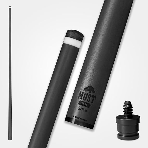 RHINO Must Pro Carbon Fiber Pool Cue Single Shaft