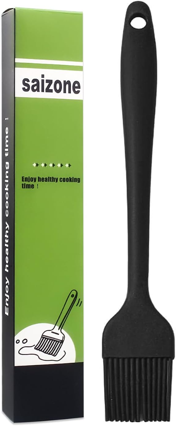 Silicone Basting Brush Oil baking brushes heat-resistant kitchen brush food dishwasher safe baking brush colour black