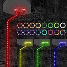Waybelive LED Basketball Hoop Lights, Remote Control Basketball Rim LED Light, 16 Color Change by Yourself, Waterproof, Super Bright to Play at Night Outdoors, Good Gift for Kids