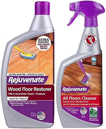 Rejuvenate Professional Hardwood Restorer Satin 32oz Cleaner 32oz