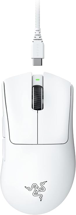 Razer Death Adder V3 Pro - Ergonomik Kablosuz Oyun Faresi - Beyaz