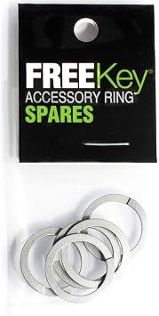 Freekey Accessory Ring Spares, 5 Count