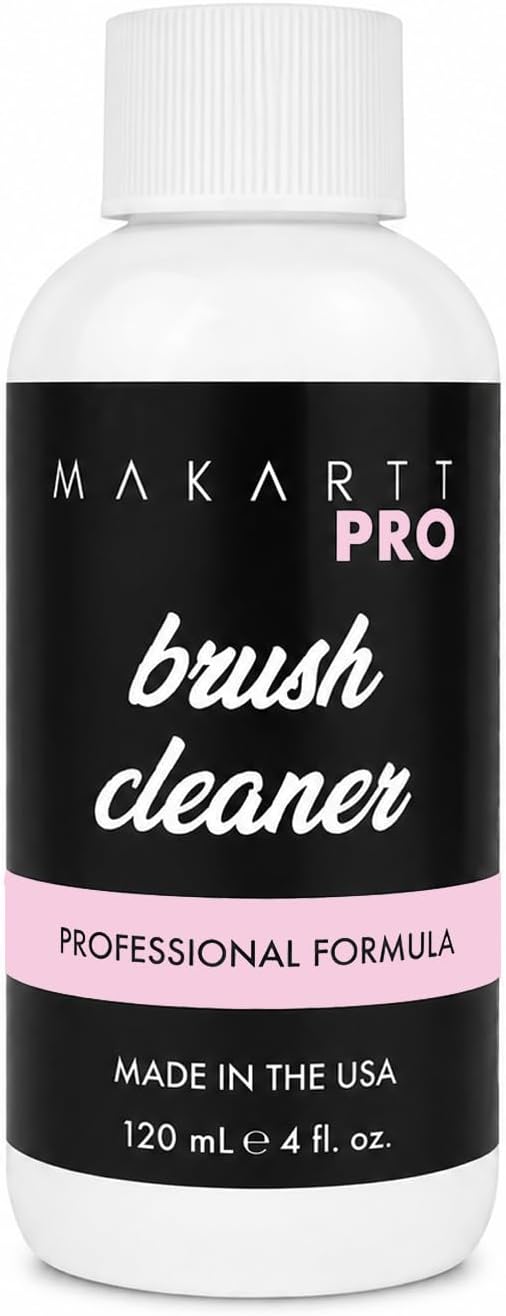 MakarttPro Acrylic Nail Brush Cleaner, Made in USA, 4oz/118ml