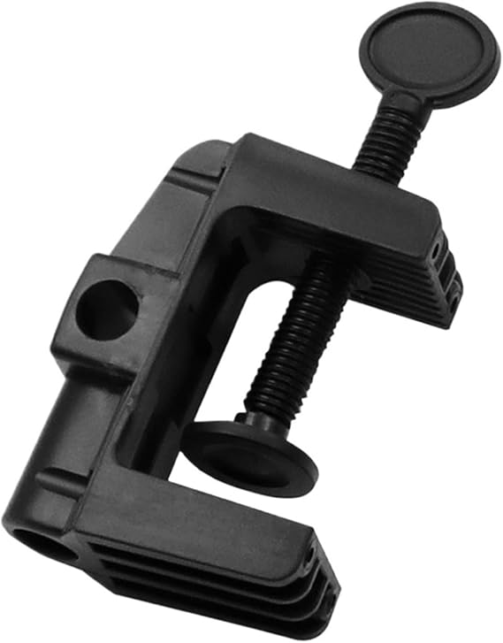 C-Clamps 2 Pcs Universal Bracket Clamp Non-Slip Broadcast Mic Stand Clamp C Shape Table Mount Clamp for Microphone Desk Lamp for Woodworking