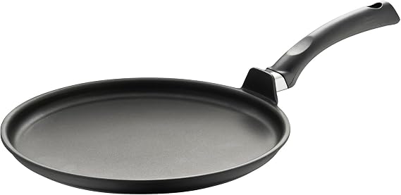 Berndes 011288 Crepe Pancake Pan, Non-Stick, Flat Edge, 28 cm, Black