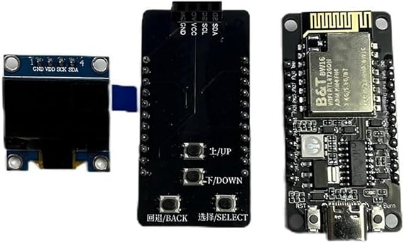 BW16-Kit Development Board RTL8720DN Type-C Dual-Band 2.4G and 5G Wi-Fi Bluetooth BLE Module with 0.96inch OLED Display