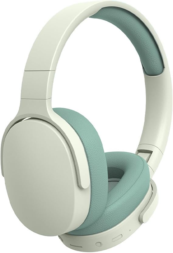 Wireless Bluetooth Headphones, Over Ear Wireless Headphones, Portable Noise Cancelling Headset,10H Battery, HiFi Bluetooth-Compatible 5.1 Stereo Over Ear Gaming Headset Green