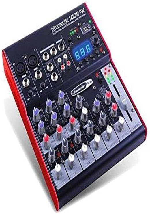 STUDIOMIX1002FX 10-Channel PA Mixer with MP3 Player