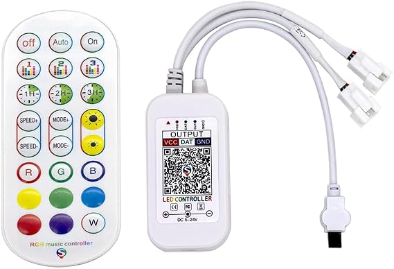 WS2812B 12V WS2815(Upgraded WS2812B) LED Strip Individually Addressable Light 3.2FT 144LEDS (2X72) 144Pixels/m White PCB Programmable LED Flexible Strip