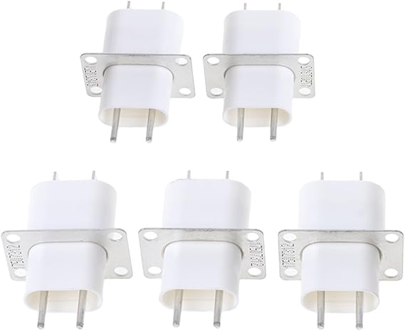 5Pcs Electronic Microwave Oven Magnetron 4 Filament Pin Sockets Converter