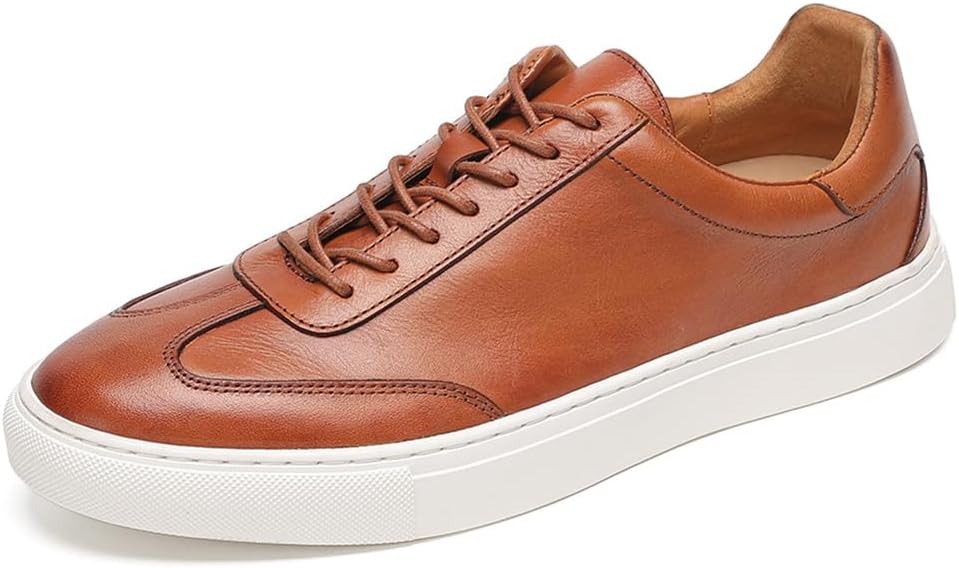 Mens Sneakers - Genuine Leather Bundeswehr Sneakers | Fashion Sneakers for Men