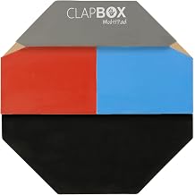 Clapbox Multipad Drum Practice Pad - 4 Different surfaces, 12 inches (Practice Pad Only)