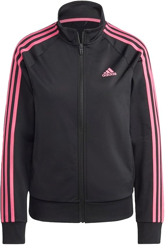 adidas Women's Essentials Warm-Up Slim 3-Stripes Track Jacket