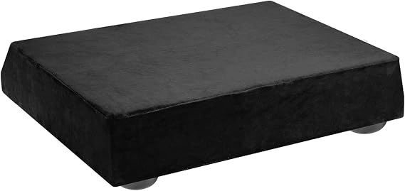 Dust Cover Compatible with Audio-Technica AT-LP120XUSB and AT-LP120XBT-USB Turntable, Stretch Fleece Dust Case Turntable Protective Cover Soft Sleeve with Elastic Band (Black)
