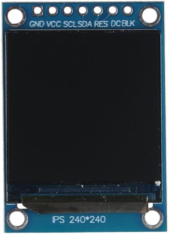 TFT LCD Module ST7789 IC Driver High Frequency 1.3inch LCD Screen Display Module Powerful Performance IPS 65K Full Color 240x240 Module DIY