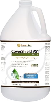 CoverShield by CoverTec CSVS1MTE1GAL VS1 Matte VCT and Terrazzo Sealer, Fast Drying, Highly Durable, Long Lasting, 1 gal, Prof Grade