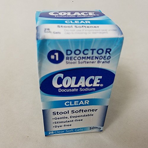 Colace Clear Soft GelsNew 28ct