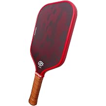 Pickleball Paddles, Carbon Fiber Pickleball Paddle High Grit & Spin with PP Honeycomb Core 16mm Thickness and Thermoformed Elongated Shape, Increased Power for Ultimate Spin & Consistency