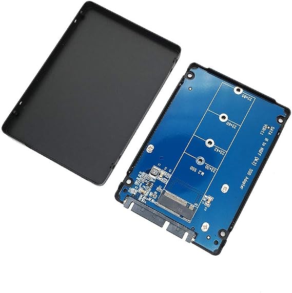 Sintech M.2 to SATA,Ngff B-Key SSD to 2.5-Inch SATA III Enclosure(7mm) Adapter (5104)