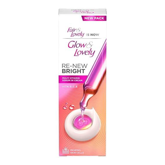 Glow & Lovely Re-New Bright Advanced Multi Vitamin Serum Cream, 50g