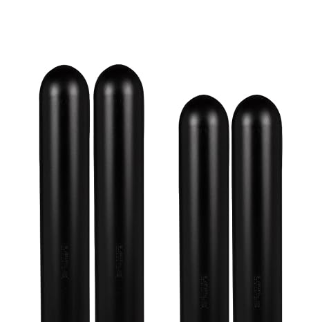 BollardGard 8" x 52" Round Top Bollard Cover - Innoplast (Black, 4-Pack)