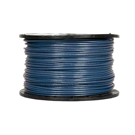 Paladin #14 AWG Gauge 500' FT Roll Insulated Solid Copper THHN/THWN-2 Building Wire - 600 Volts Residential, Commercial, Industrial UL Listed (Blue)