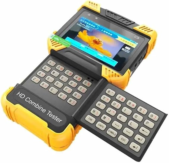 CCTV Tester, DT-T70 4 Inch 4K H265 H264 IP Camera Tester CCTV Monitor PTZ Controller Highly Compatible IPC Test(T70)