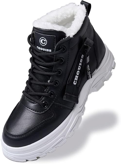 Snow Boots for Women,Platform Winter Boots Warm Sneaker,Hiking Shoes Waterproof with Zipper
